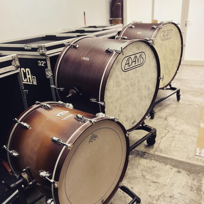 Instagram - Bass drum family #bombo #bassdrum #adams #npdrums #aximusica #percussionrental #